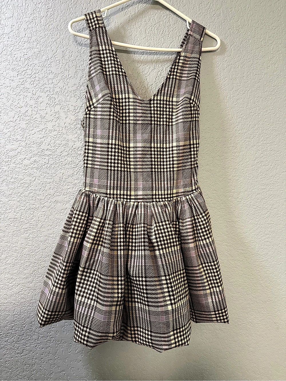 En Saison Plaid Mini Dress Size XS Like New
